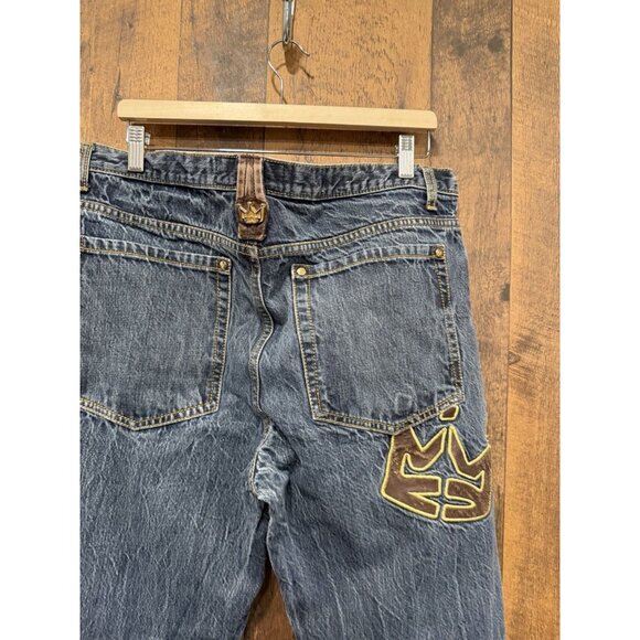 Vintage Y2K PNB Nation Medium Wash Denim Size 38x33 - Picture 5 of 8